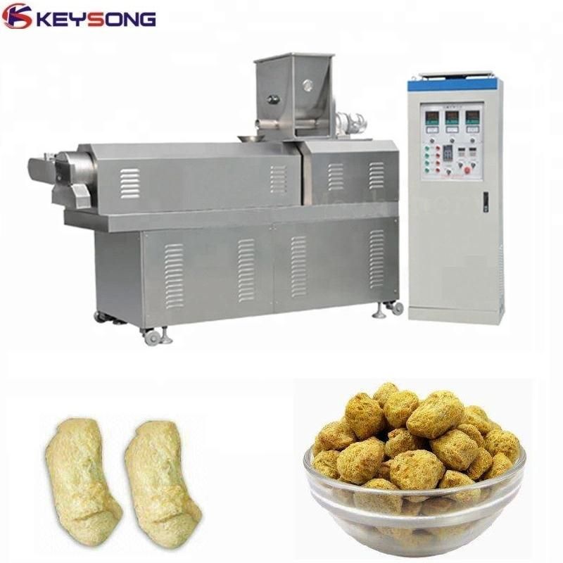 Automatic Soya Meat Tvp Tsp Snack Food Making Machine