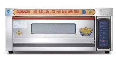 1 Deck 2 Trays Electric Oven with Computer Controller for Commercial Kitchen Baking ...