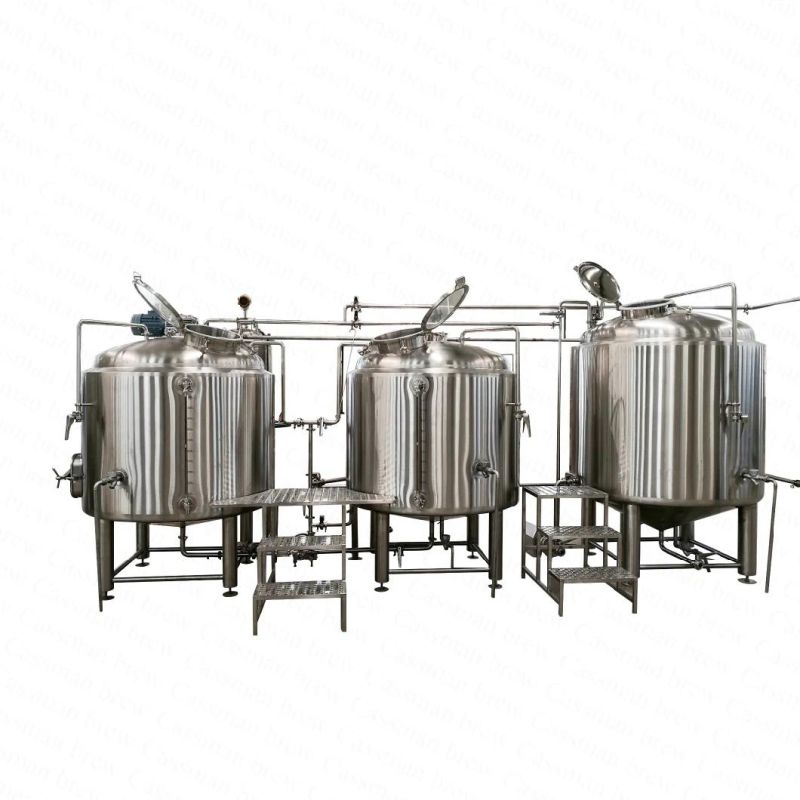 Cassman Restaurant 500L Brewing Cerveza Equipment with CE Certificate