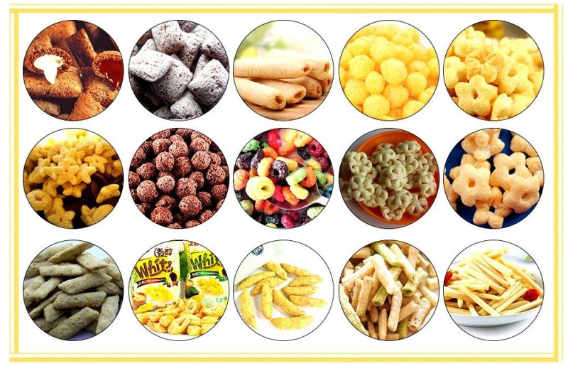Twin Screw Puffed Rice Making Machine /Corn Puff Processing Line Factory Price with Ce