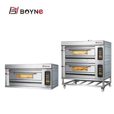 Two Layer Four Trays Gas Bakery Oven for Hotel