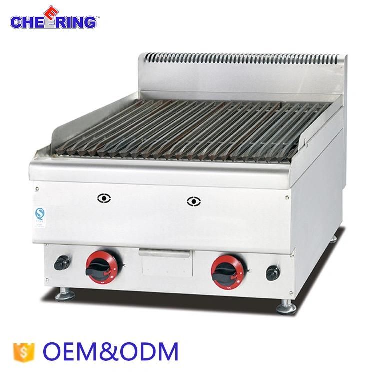 BBQ Counter Top Gas Lava Rock Grill