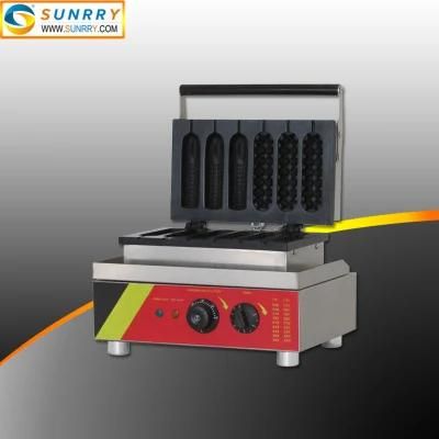 Electric Automatic Snack Food Machine Stainless Steel Hot Dog Waffle Maker