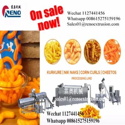 Hot Selling Full Autoamtic Corn Snacks Kurkure Nik Naks Making Machinery