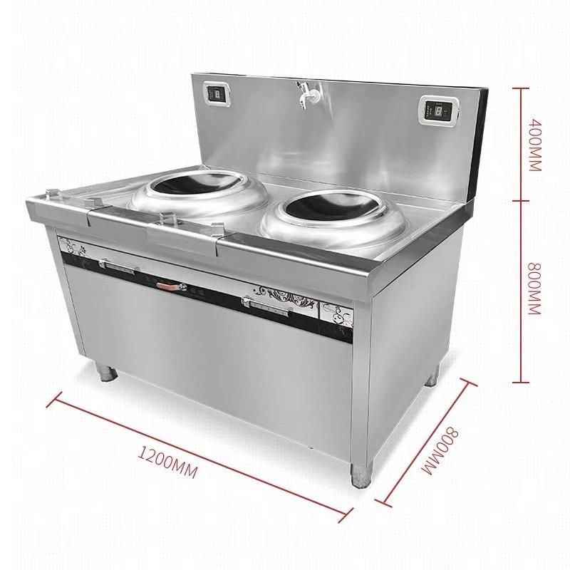 Hight Power 380V 8kw Stainless Mobile Heavy Commercial Kitchen Equipment for Cooking