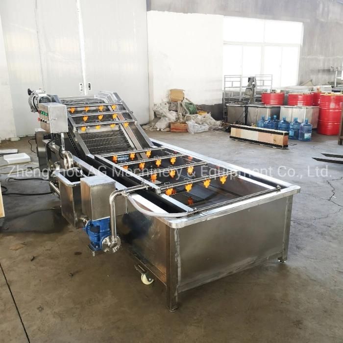 Fruit Leafy Vegetable Washing Machine Industrial Vegetable Fruit Processing Line