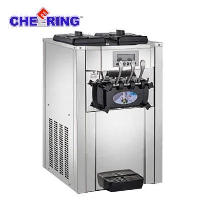 Fast Cooling 3 Flavors Soft Ice Cream Machine Maker Ice Cream Making Machine with CE