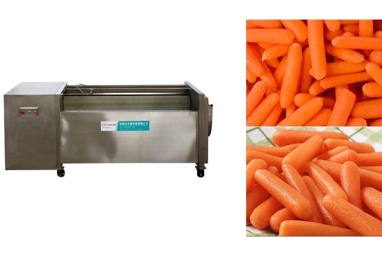 Root Vegetables Beet Peeling Machinery Carrot Washing Peeler Machine