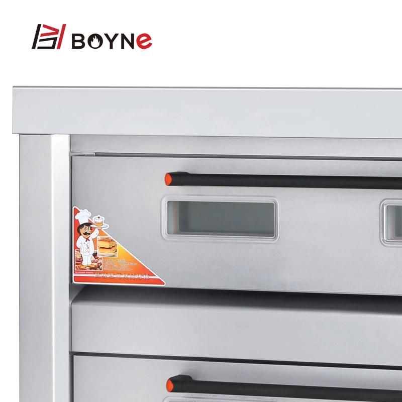 Bakery Equipment One Layer Three Trays Gas Oven for Commercial Kitchen