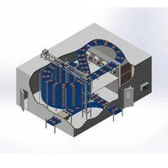 Bread Food Spiral Conveyor Pre-Cooling Fast Freezing Room Machine Manufacturer