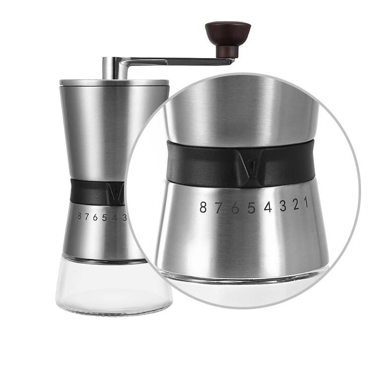 Cg001 Industrial Commercial Stainless Steel Travel Coffee Hand Grinder