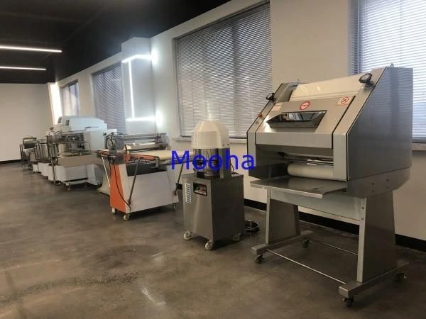 Commercial Multifunction Dough Pressing Machine Bakery Stainless Steel Adjustable Pizza Making Sheeter Croissant Production Line Dough Sheeter