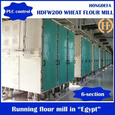 200t/24h Wheat Flour Milling Machine to Make Pasta Semolina Flour