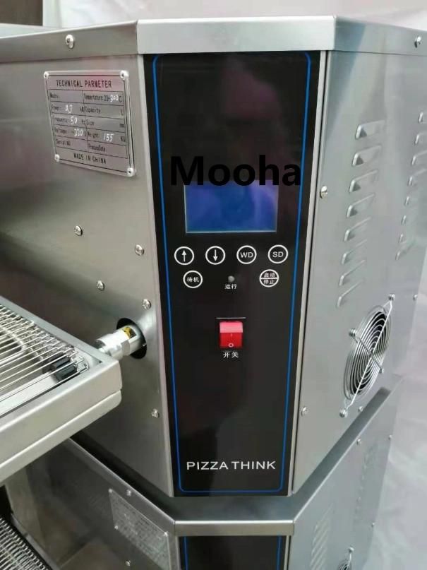 Commercial Bakery Gas Conveyor Pizza Oven