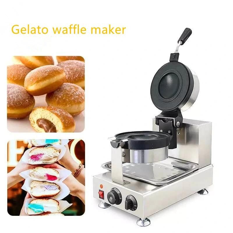 Egg Rolled Cone Wafer Stick Making Baker Machine Ice Cream Cone Baking Toaster Machine Egg Roll Machine