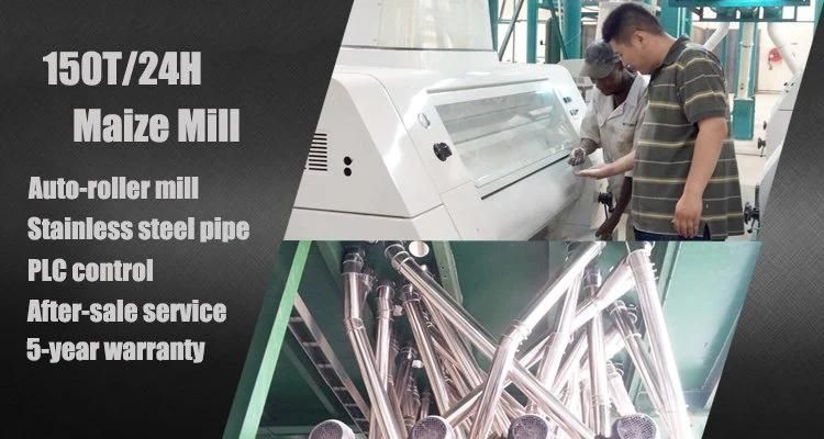 100t Maize Meal Roller Flour Mill with Maize Grits Milling Machine