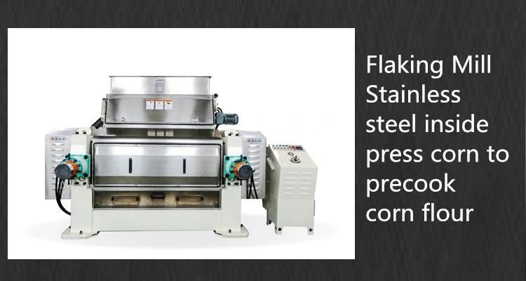 Pre Cooking Corn Meal Machine Flake Mill Flaking Milling Machine