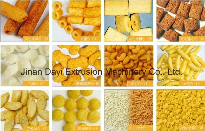 Dayi Puff Ball Corn Puff Snack Cereals Making Machine