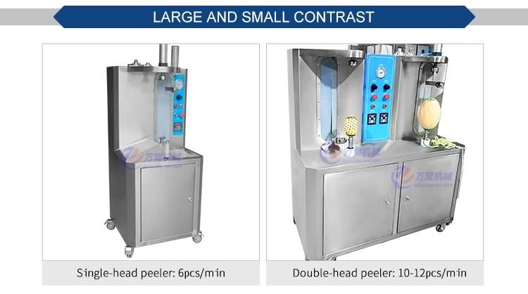 High Output Pineapple Breadfruit Pumpkin Squash Peeler Peeling Machine