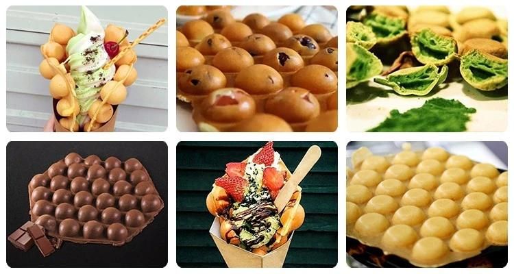 Wholesale Food Machine Professional Bubble Waffle Maker Hongkong Digital Eggette Commercial Household Commercial Electric Egg Waffle Maker Donut Maker
