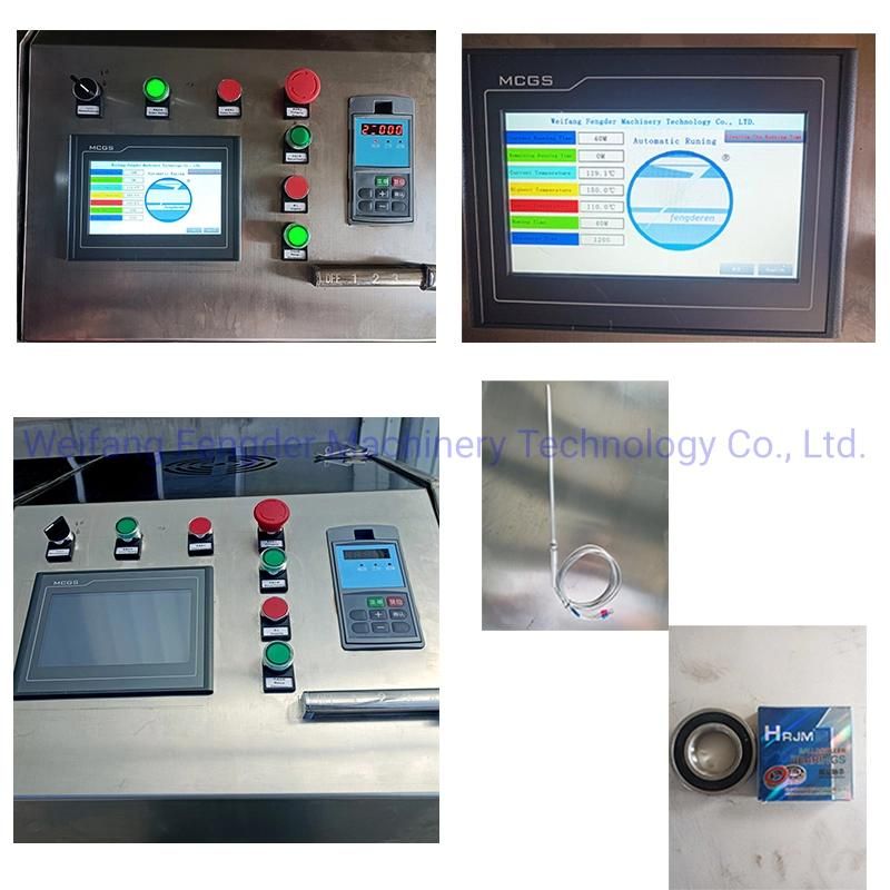 100-150kg/H Cocoa/Soy/Sesame/Cereal Electromagnetic Heating Roasting Machine