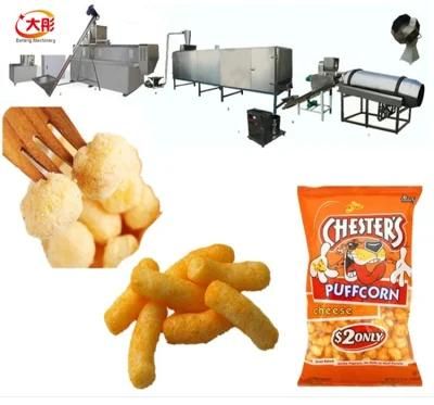 Automatic Puff Corn Maize Snack Food Pellet Production Line