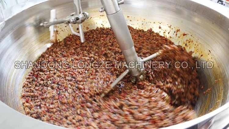 Hot Sale Commercial Steam Heating Cooking Kettle Cooking Mixer Machine with Cheap Price for Chili Sauce