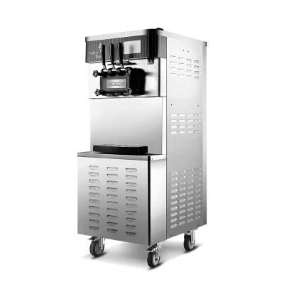 CE Bokni 3 Flavor 304 Stainless Steel Professional Frozen Yogurt Soft Ice Cream Machine