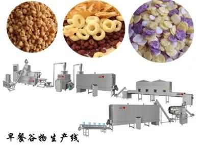 Breakfast Cereals Corn Flakes Production Line Extrusion Machine