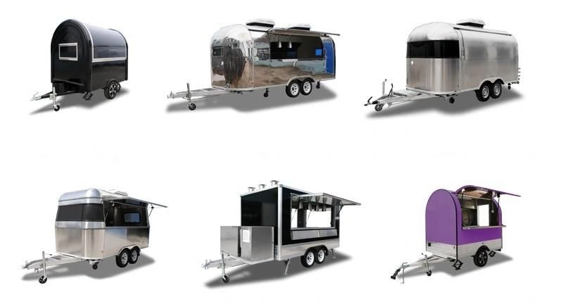 China Made Food Trailers Fast Food Mobile Food Trailer India