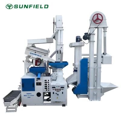 Complete Combine Rice Mill with Capacity 700-900kg/H