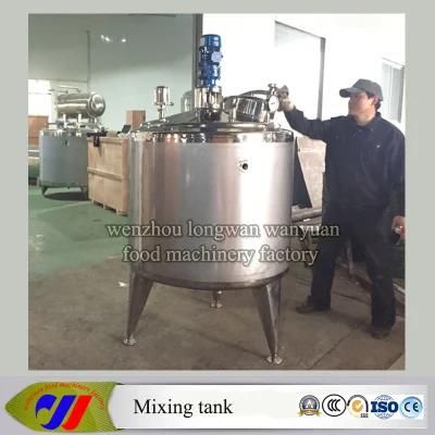 1000L Jacketed Cooling and Heating Tank with Steam Heating
