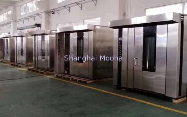 Factory Price 16 Trays Kitchen Catering Bakery Equipment Commercial Electric Biscuit Bread Rotary Baking Oven