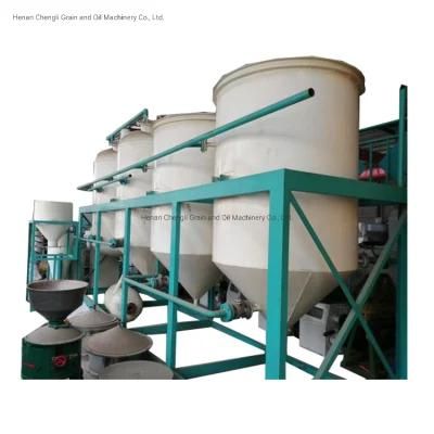 Edible Crude Peanut Cooking Oil Refining Machine