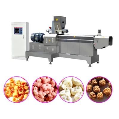 Stainless Steel Corn Puffing Extruder Machine Corn Puffed Snack Processing Line Rice Puff ...