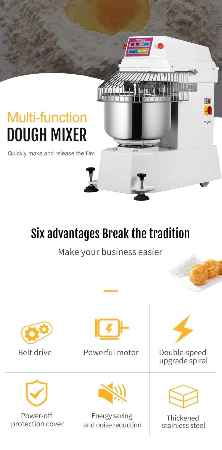 Computer Version 50L Double Speed Dough Spiral Mixer