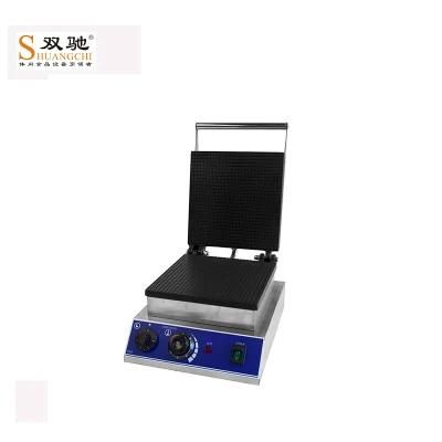 Commercial Square Cone Baker Electric Square Waffle Maker with Ce