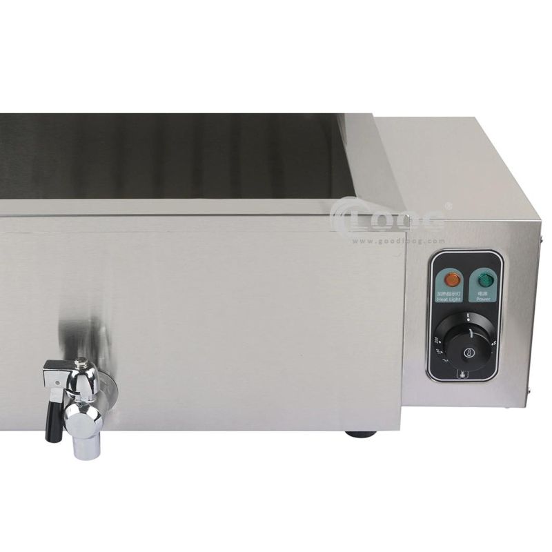 New Arrival Hotel Kitchen Equipment Heavy Duty Industrial Fryer Machine Electric Commercial Deep Fryers with 2 Lids
