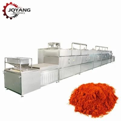 70kw Automatic Chili Powder Curry Powder Sterilizing Drying Machine