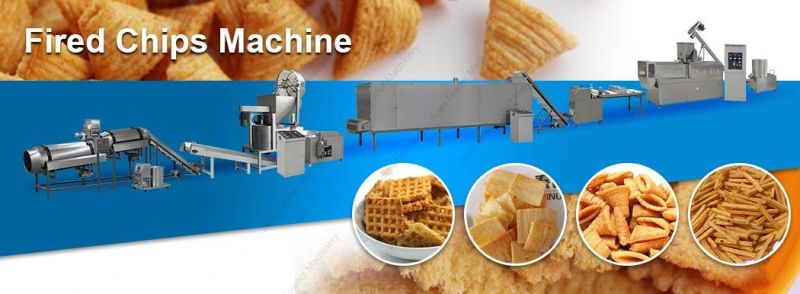Extruded Crispy Chips Production Line Sala Chips Bugles Crispy Food Making Machine Plant for Sale