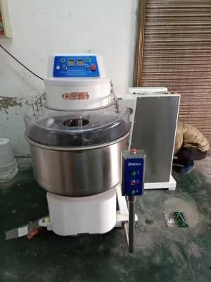Bread Manufacturer Industrial Usage 120 Litre Food Spiral Self-Tipping Dough Mixer Mixer