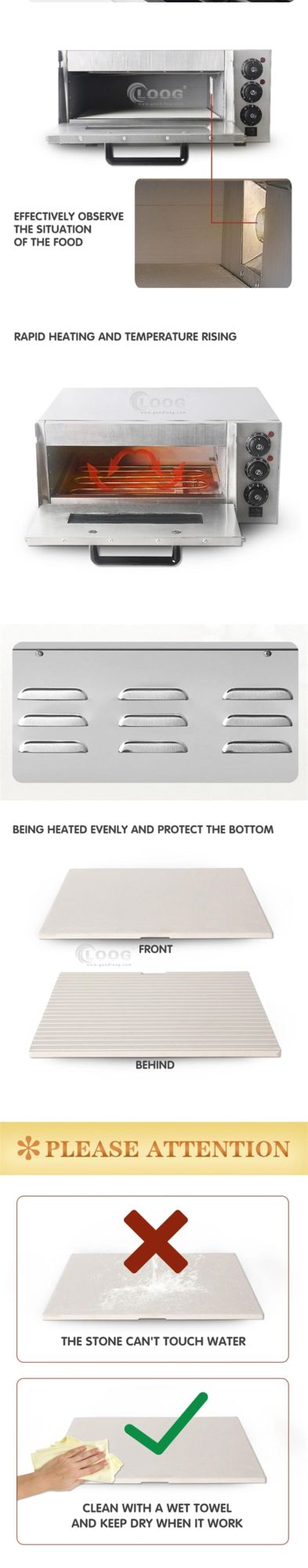 Best Quality Kitchen Baking Equipment Electric Double Layer Pizza Maker Cake Baking Oven Electric Pizza Oven Best Commercial Countertop Electric Pizza Oven