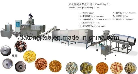 High Capacity Corn Snack Food Machine
