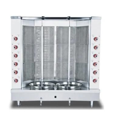 Stainless Steel Table Top Mini Gas Kebab Grill Machine Doner Kebab Machine Gas Shawarma ...