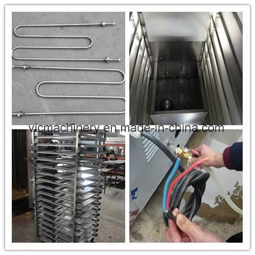 100kg/h bakery rotary diesel oven price with CE certification