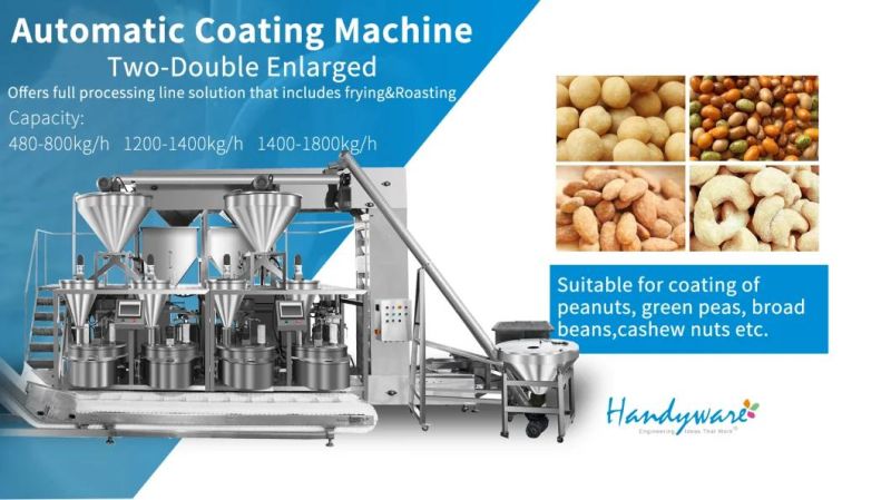 Automatic Coating Machine with Rotary Tunnel Roaster