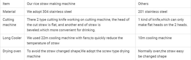 Popular Biodegradable Material Rice Drinking Straws Eco Plant Processing Machine