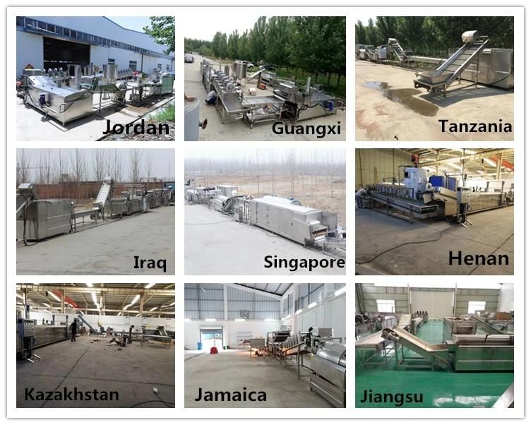 Hot Sale Potato Chips Crisps Making Machine/Frozen French Fries Frying Making Machine
