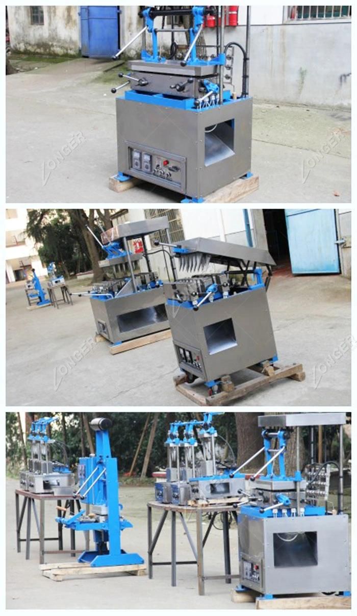 Semi Automatic Wafer Cone Ice Cream Cone Baking Machine Guangzhou