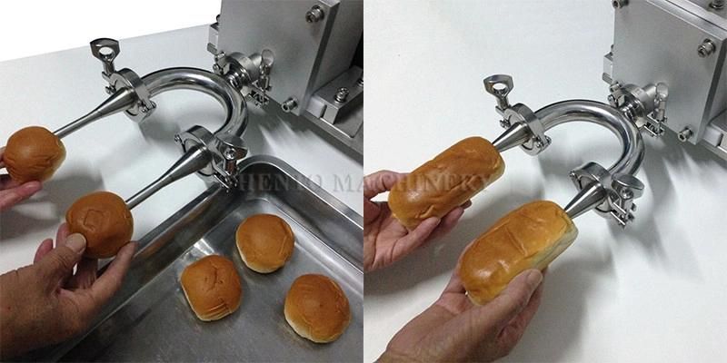 Easy Operation Chocolate Cream Filling Machine / Jam Filling Machine for Bread / Cream Butter Stuffing Bread Filling Machine
